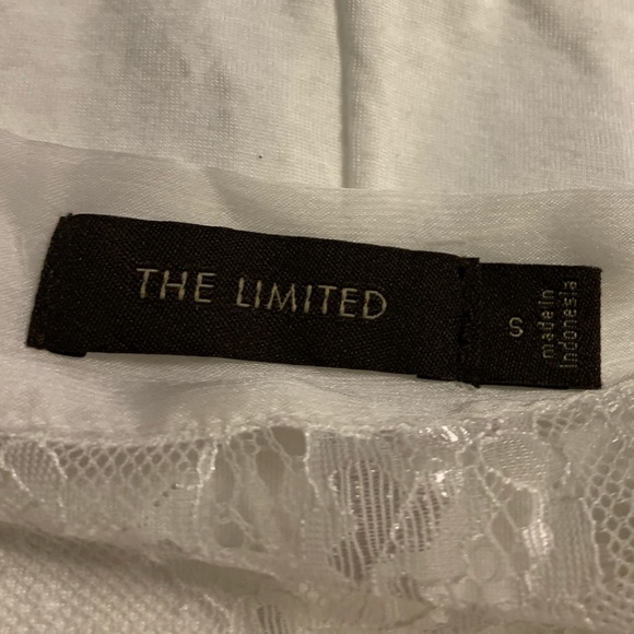 White lace chiffon top - Picture 3 of 3